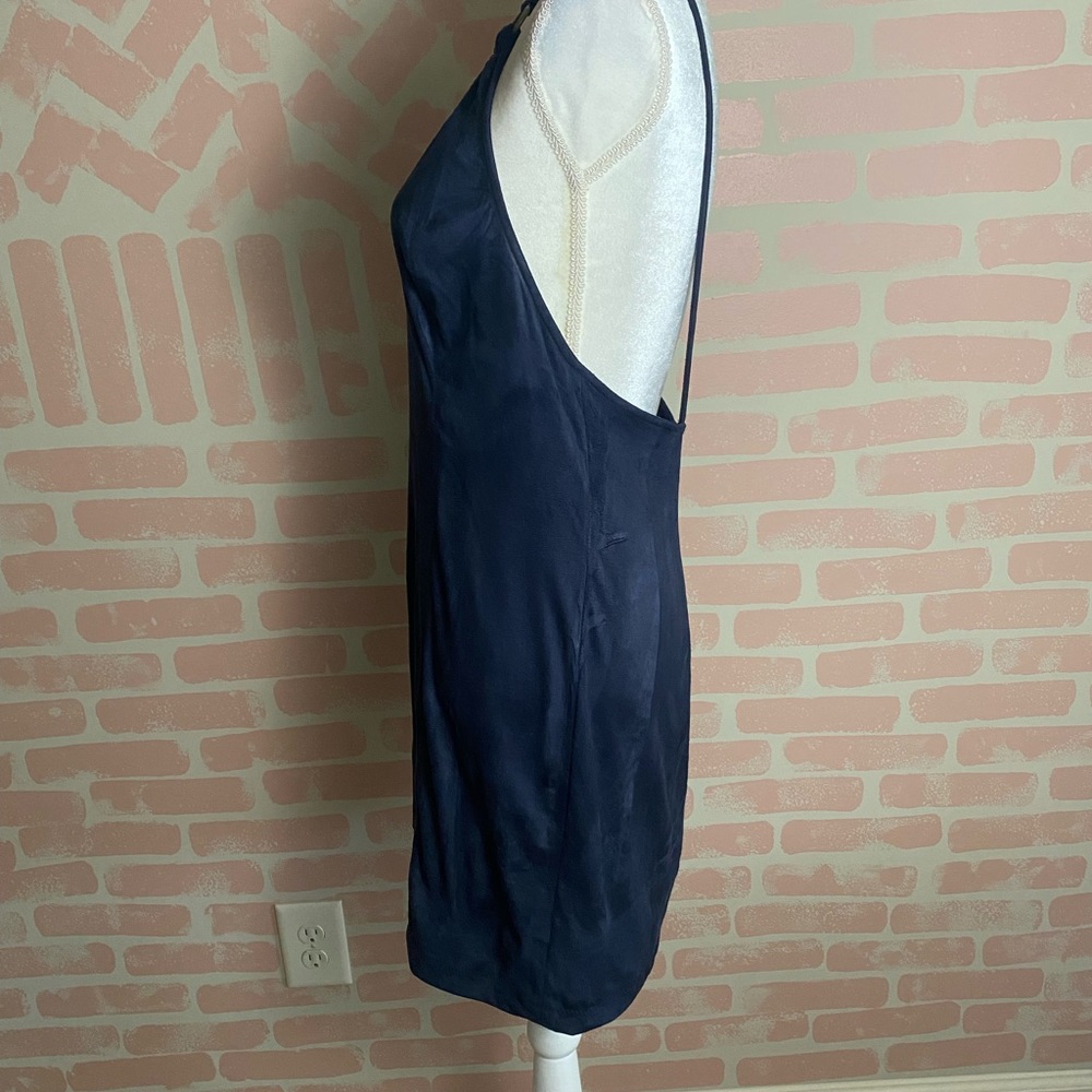 Intimately Free People Running Wild Navy Suede Dress M - Picture 6 of 8